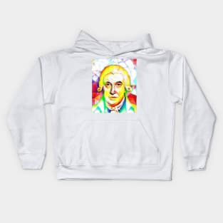 James Watt Colourful Portrait | James Watt Artwork 11 Kids Hoodie